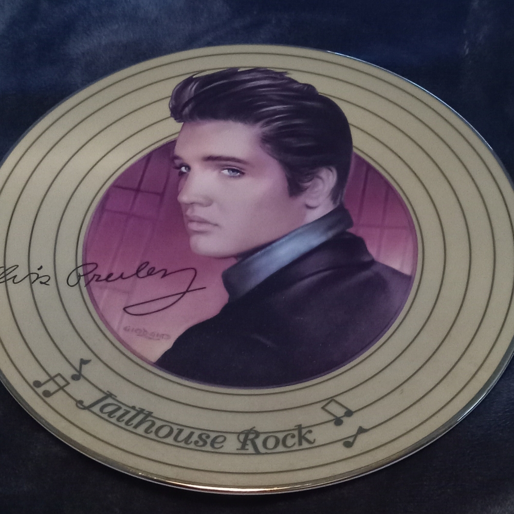 Elvis Presley Jailhouse Rock Collectible Plate